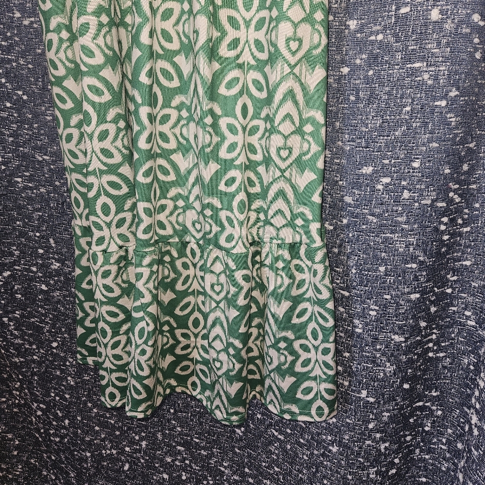 Green Floral Maxi Dress Plus Size XXL - Picture 5 of 5